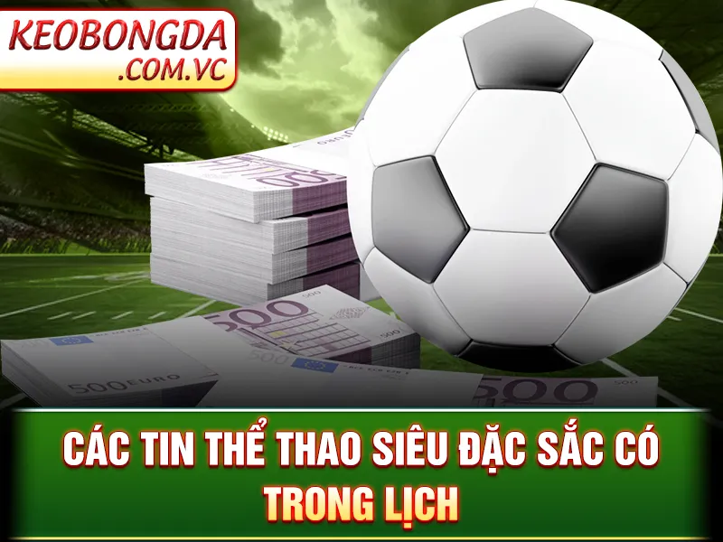 Lịch Thi Đấu - Cập Nhật Thời Gian Diễn Ra Các Trận Cầu Lớn 3 Lịch Thi Đấu - Các tin thể thao siêu đặc sắc có trong lịch
